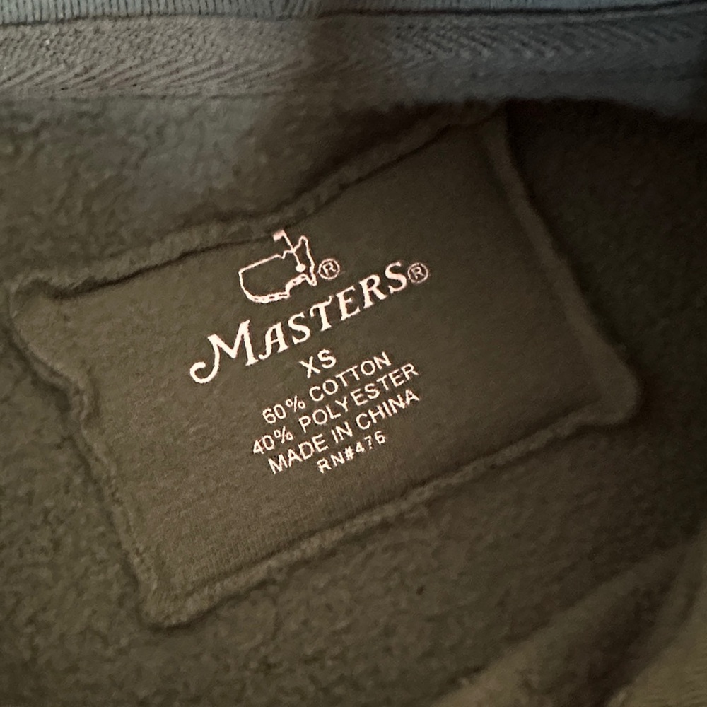 Masters Green Hoodie Sweatshirt with Tournament Logo - Picture 5 of 11